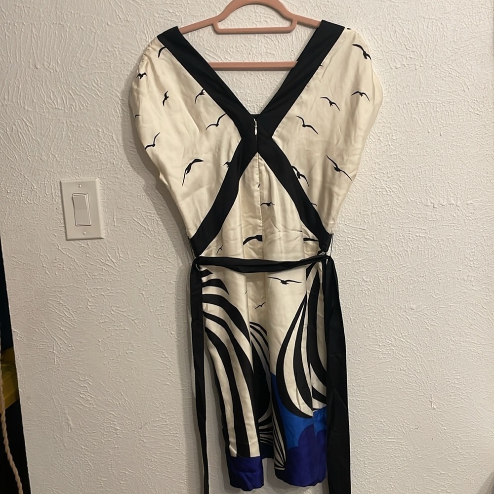 Tibi New York Dress Size 2 Vintage 100% Silk - Picture 3 of 5